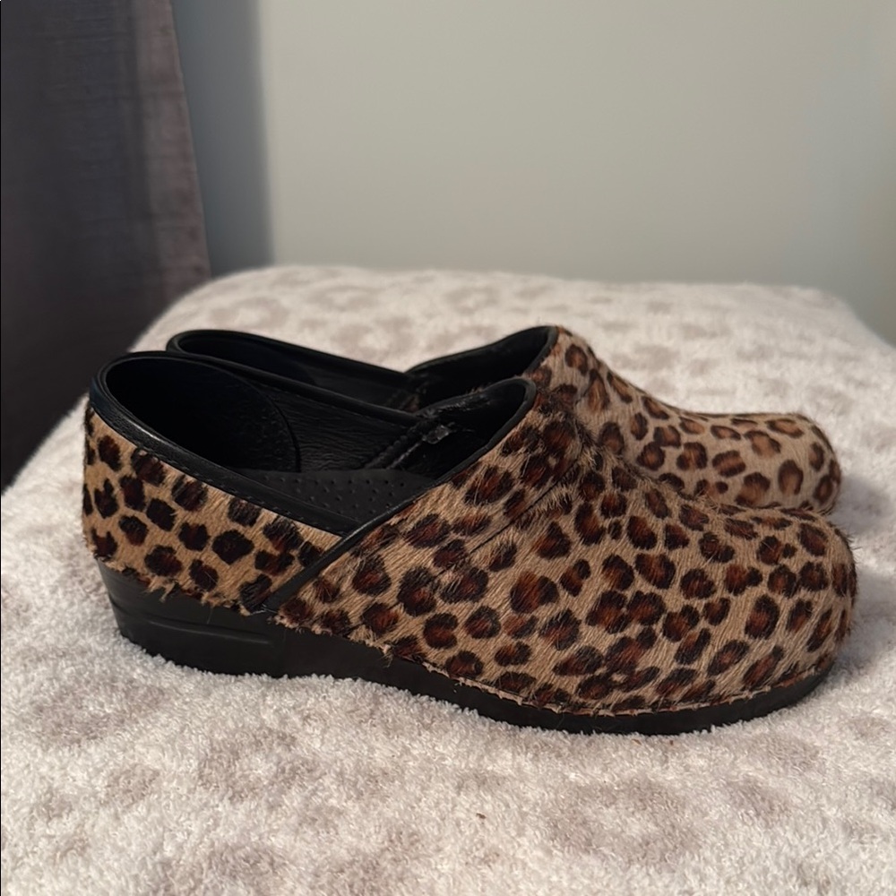 Sanita Brown and Black Mules Stylish Comfort